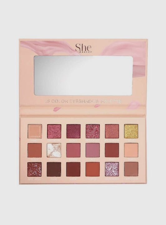 Palette  rosy 18 couleurs